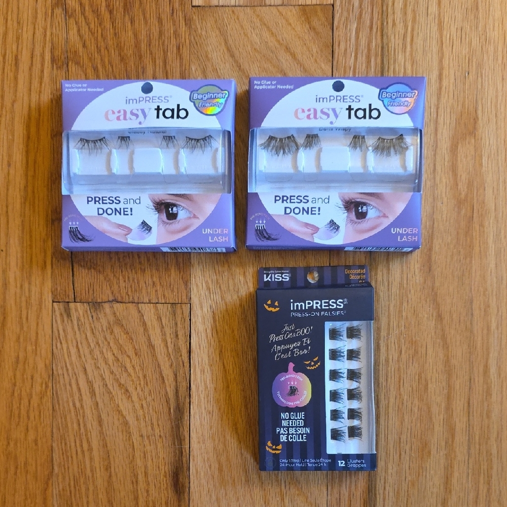 imPRESS Easy Tab Lash Set with Black and Brown Lashes